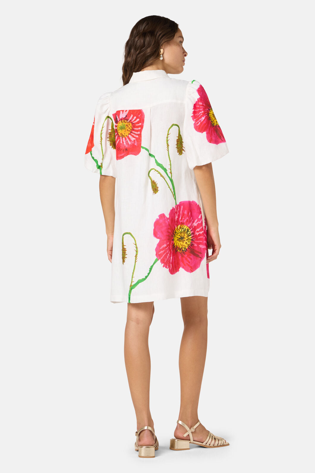 Gorman - Poppies Linen Shirt Dress - print