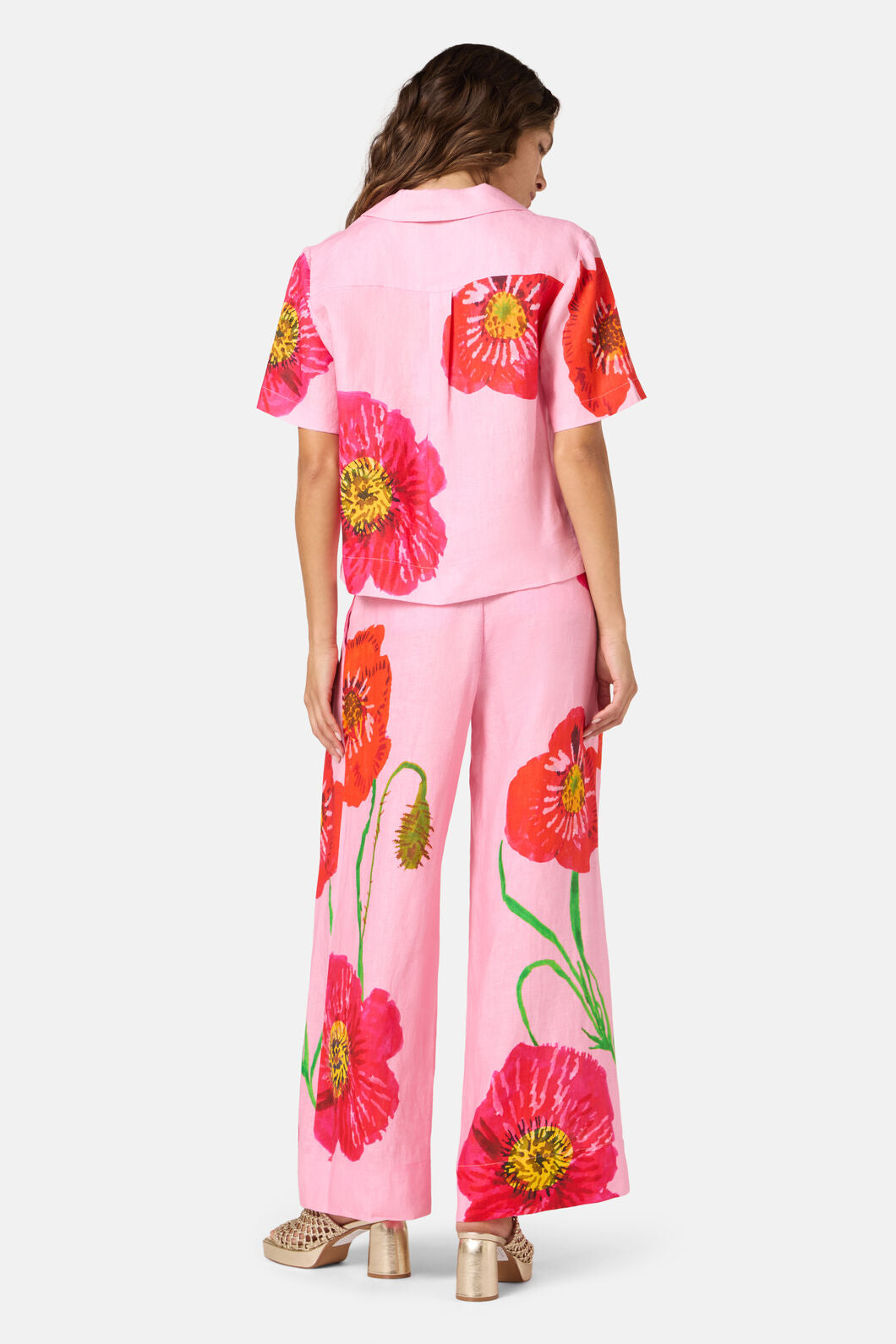 Gorman - Poppies Print Linen Shirt - print