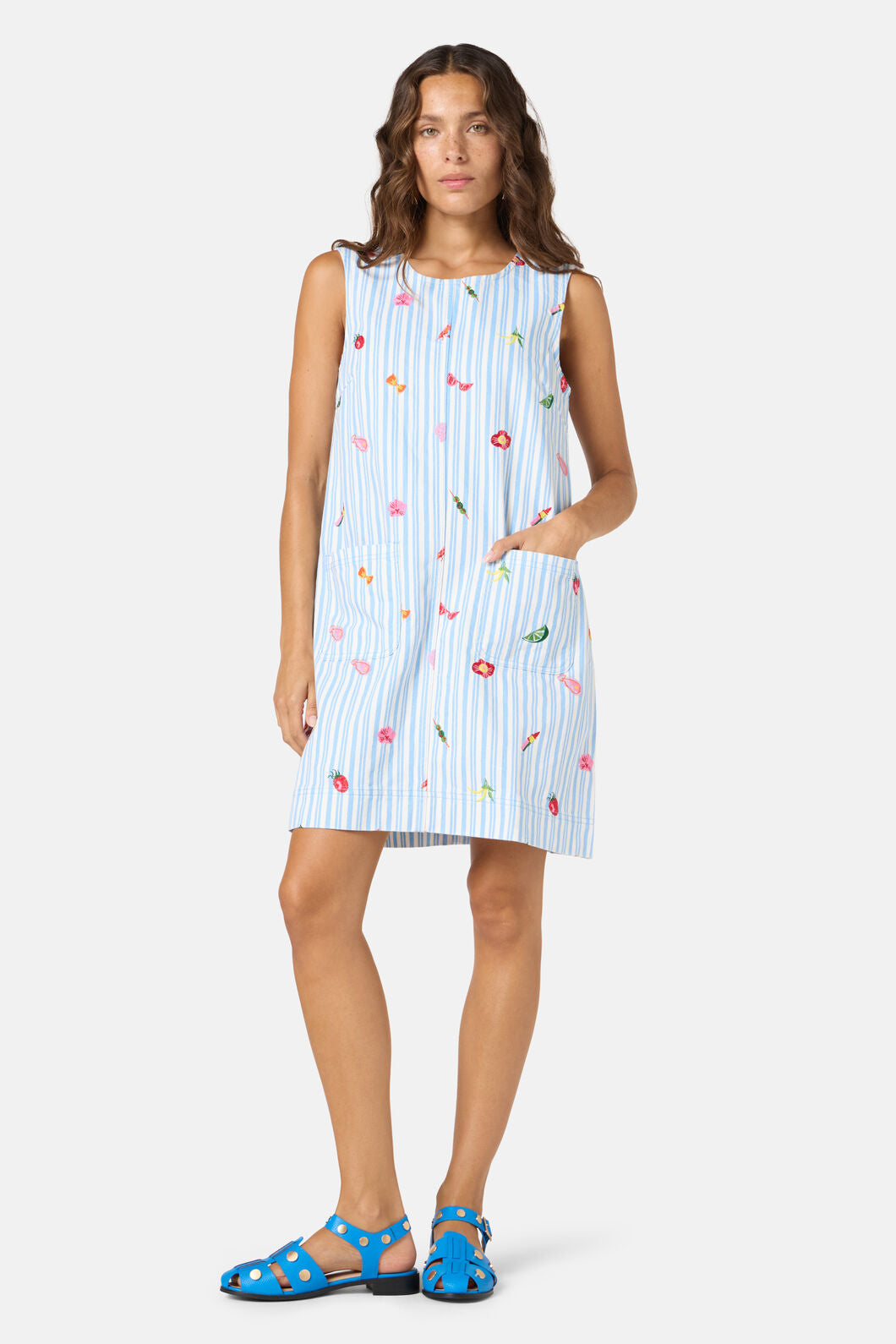 Gorman - Antipasto Print Denim Dress - multi