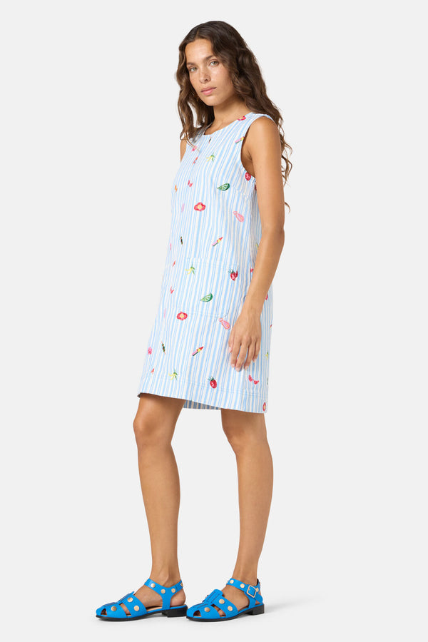 Gorman - Antipasto Print Denim Dress - multi