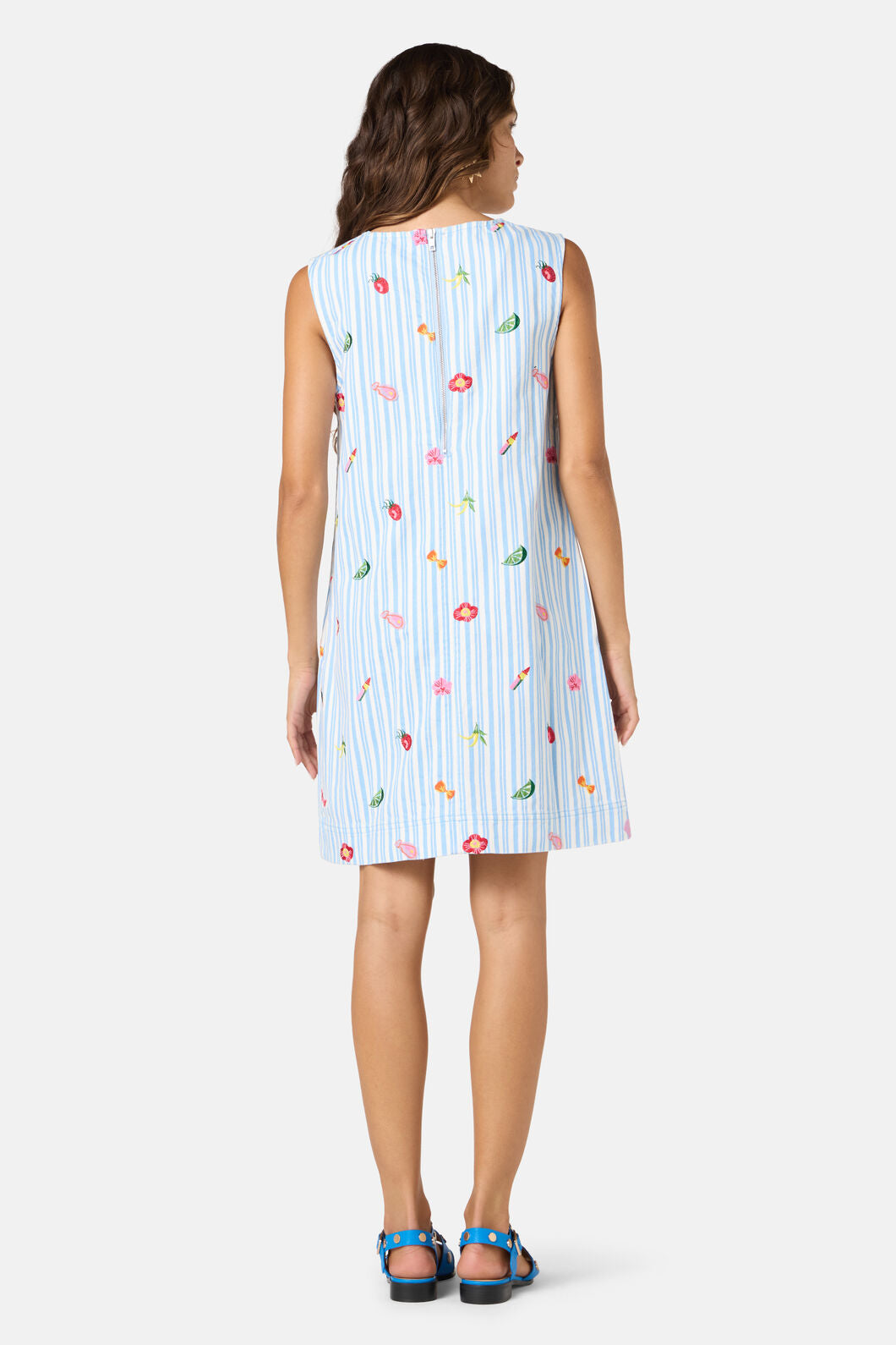 Gorman - Antipasto Print Denim Dress - multi