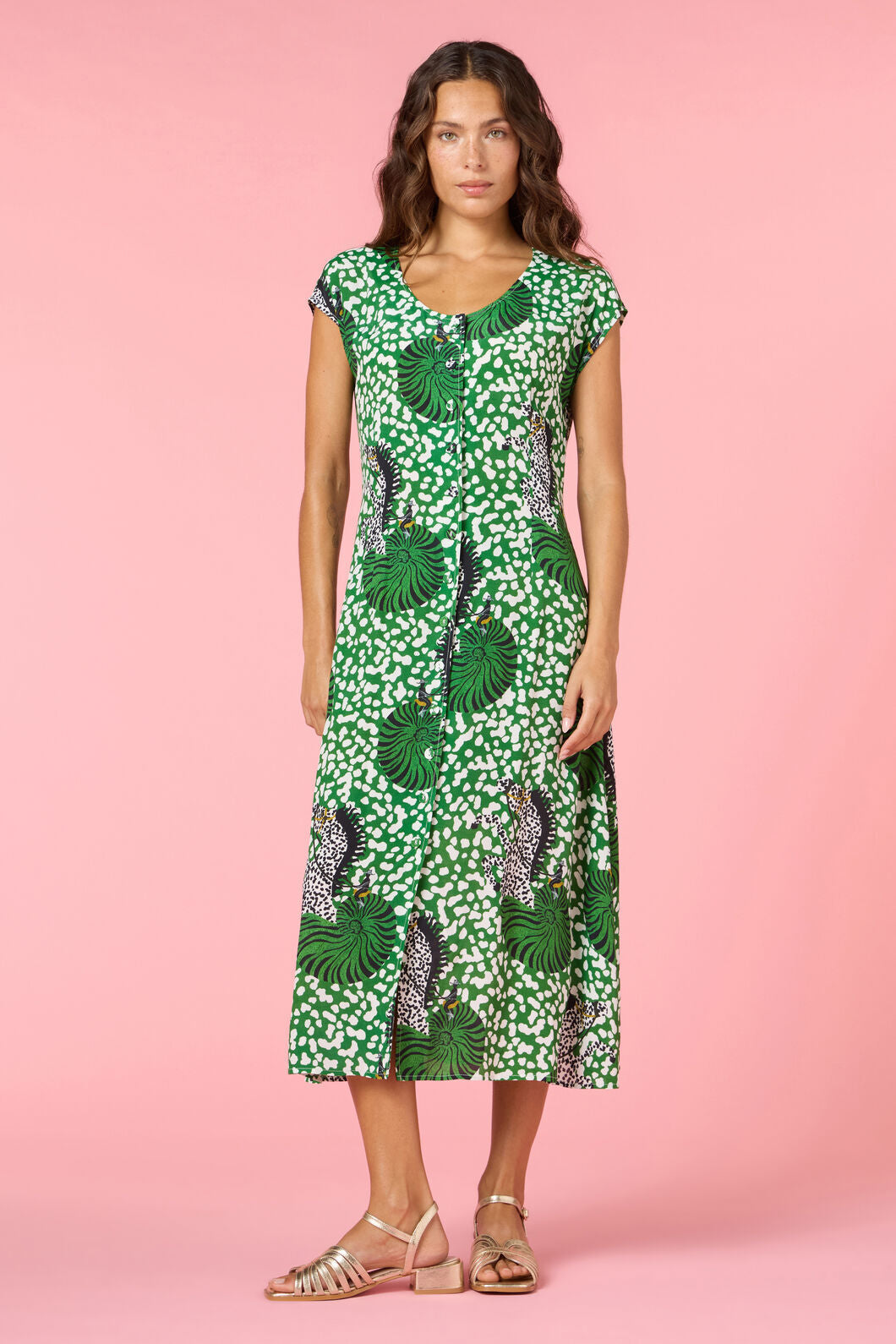 Gorman - Seahorse Tailored Midi Dress - print