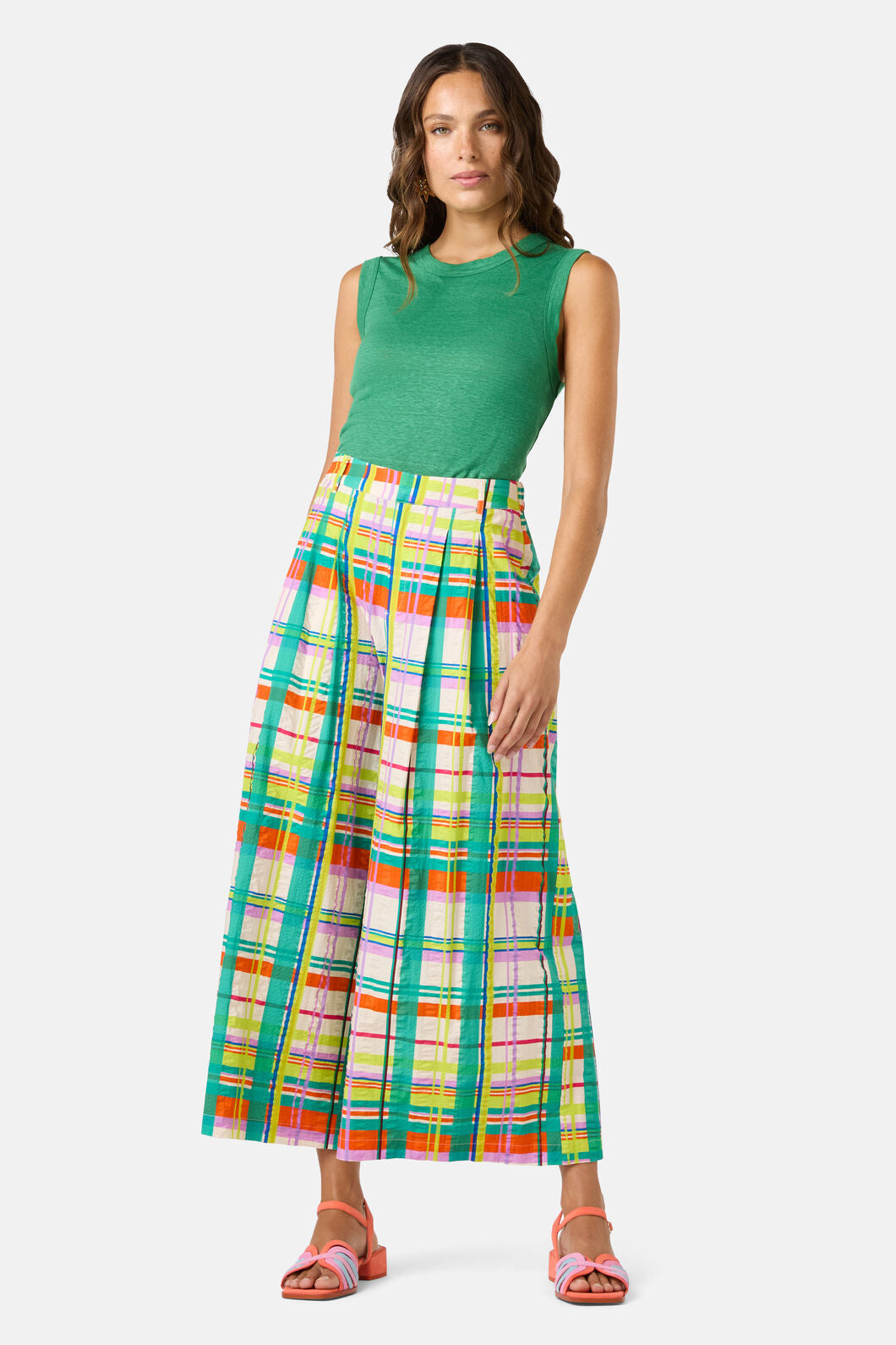 Gorman - Geo Pop Check Skort - print