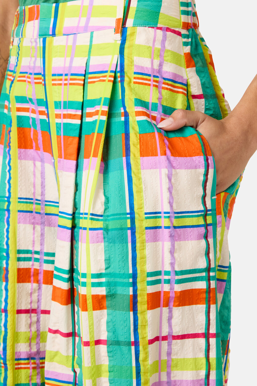 Gorman - Geo Pop Check Skort - print