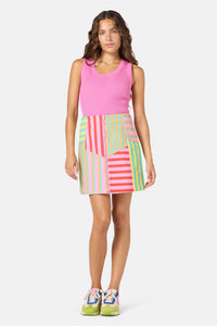 Gorman - Stripe Lover Denim Skirt - print
