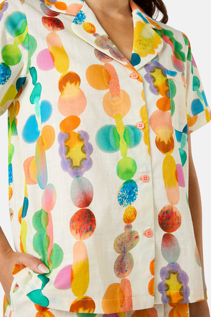 Gorman - Rainbow Drops Pj Shorts Set - print