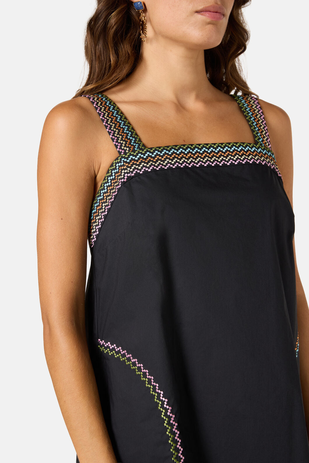 Gorman - Stitch Riff Swing Dress - navy