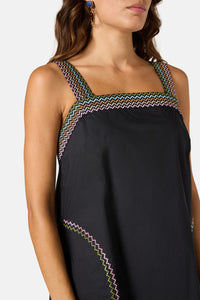 Gorman - Stitch Riff Swing Dress - navy