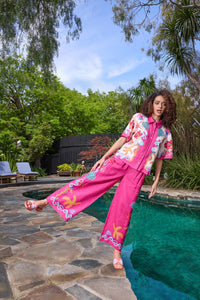 Gorman - Mermaid Resort Print Pant - print