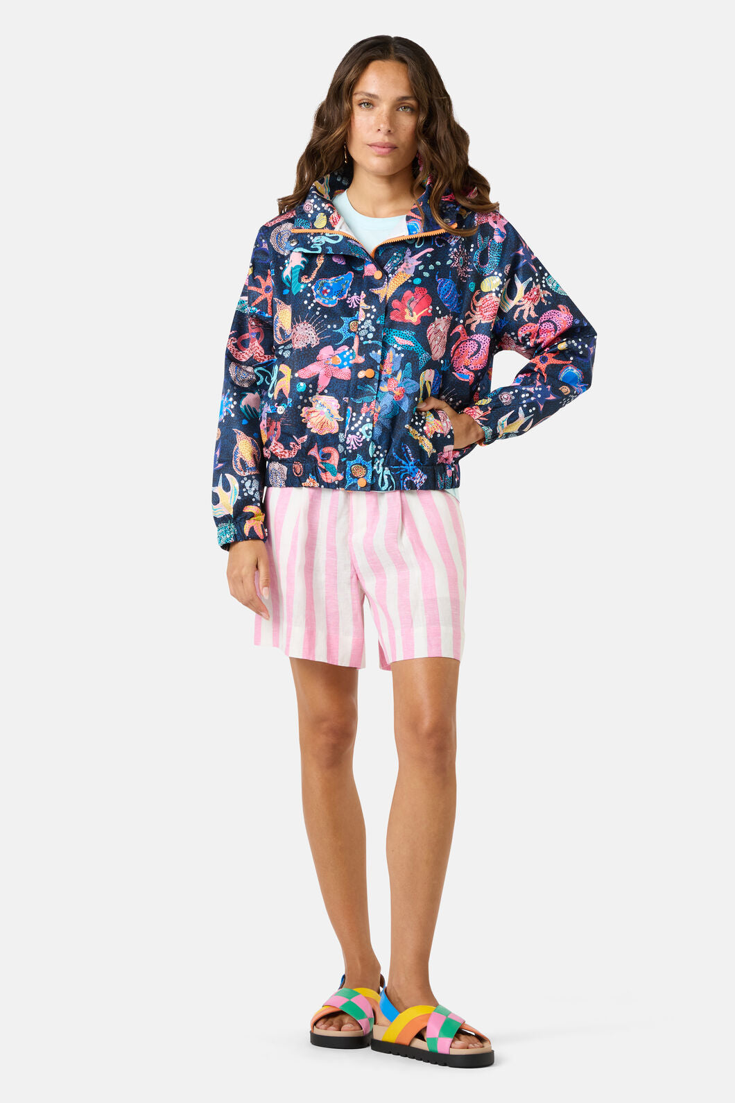 Gorman - Mermaid Print Raincoat - print