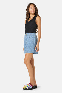 Gorman - Sea Bubbles Denim Short - print