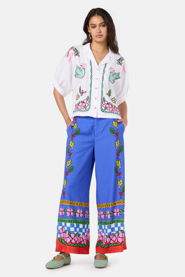 Gorman - Good Fortune Emb Shirt - white