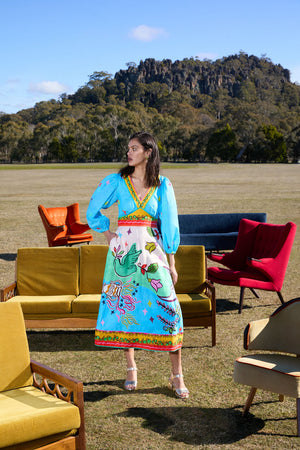 Gorman - Good Fortune Party Dress - print