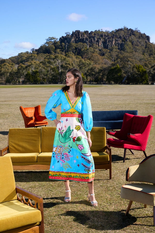 Gorman - Good Fortune Party Dress - print