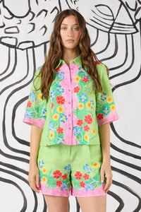 Botanica Linen Print Shirt