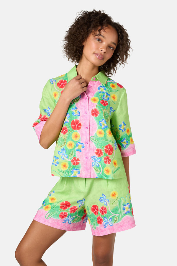 Gorman - Botanica Linen Print Shirt - print