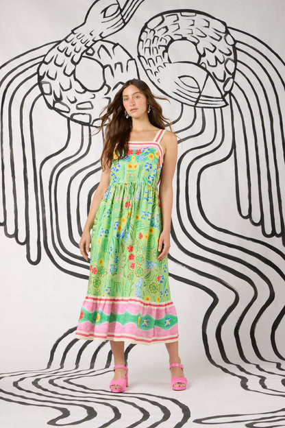 Gorman - Botanica Linen Long Dress - print