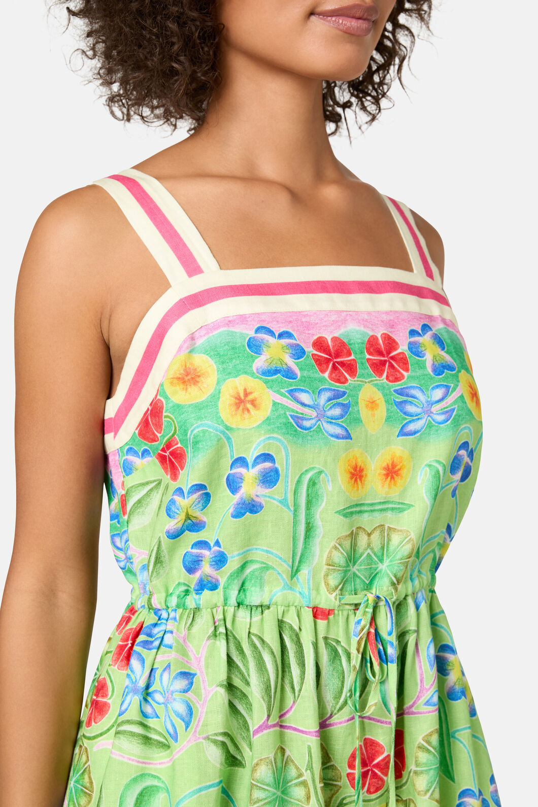 Gorman - Botanica Linen Long Dress - print