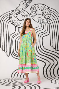 Gorman - Botanica Linen Long Dress - print