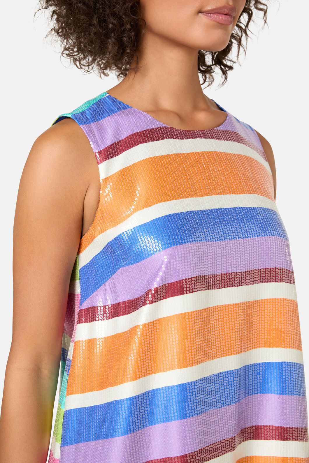 Gorman - Holiday Stripe Sequin Dress - print