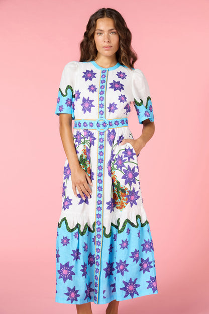 Gorman - Serpent's Bloom Long Dress - print