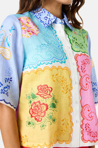 Gorman - Short Stitch Patch Shirt - print