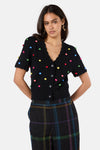 Gorman - Spotty Summer Cardigan - black