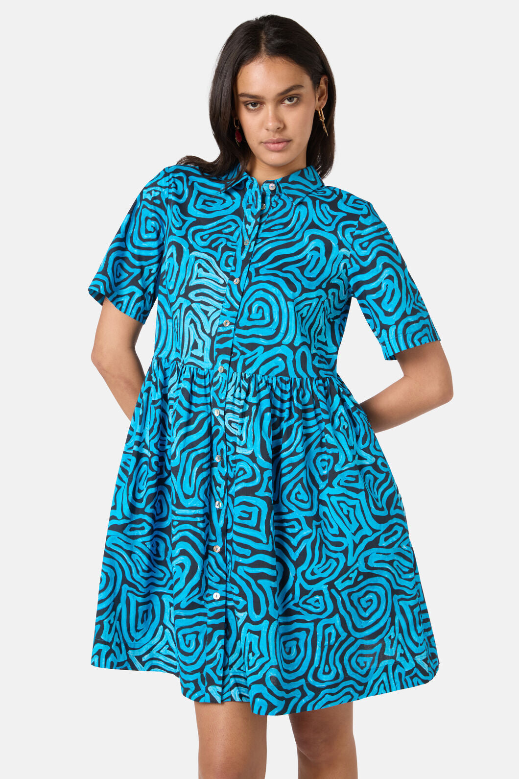Gorman - Swirl Harvest Shirt Dress - print