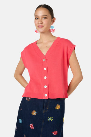 Gorman - Sabal Knit Top - red