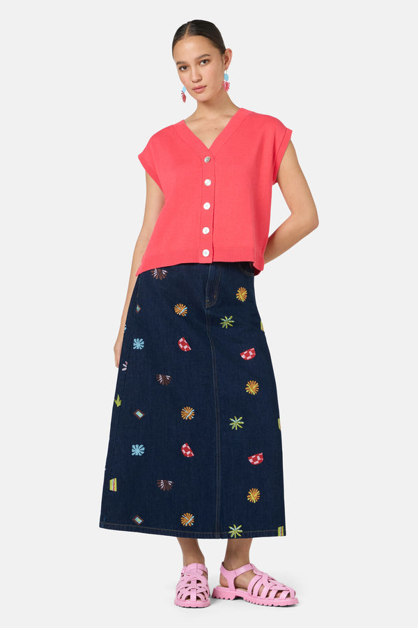 Gorman - Sabal Knit Top - red