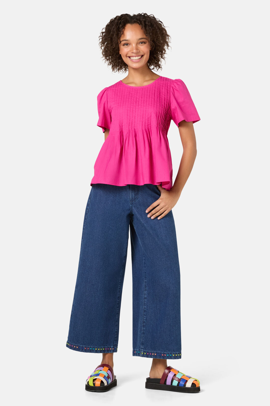 Gorman - Gabrielle Cotton Top - pink