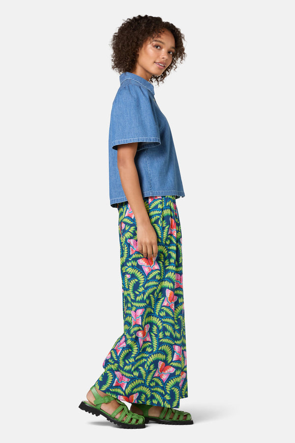 Gorman - Chantelle Chambray Shirt - mid-blue