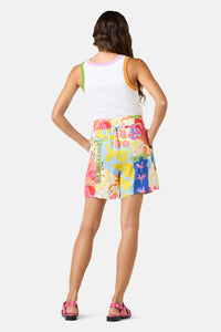 Gorman - Fleur Tango Linen Short - print
