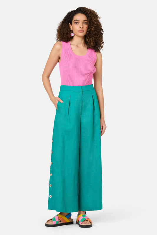 Gorman - Jade Side Button Skort - green