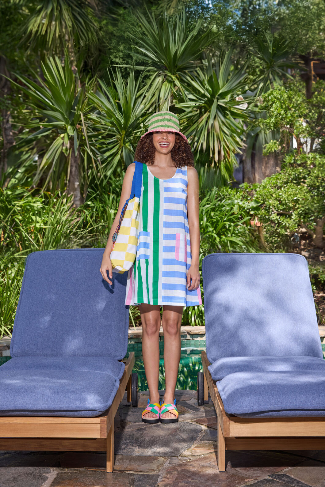 Gorman - Beach Stripe Swing Dress - stripe