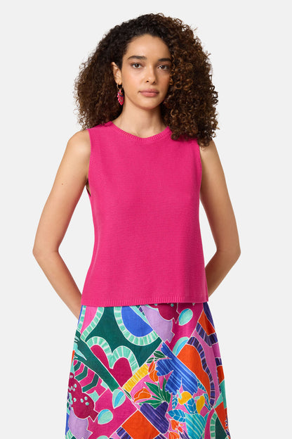 Gorman - Hello There Knit Tank - pink