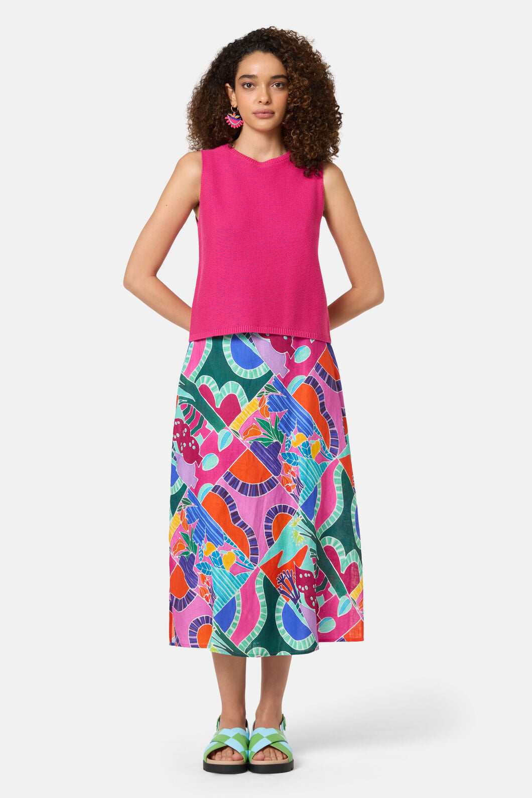 Gorman - Hello There Knit Tank - pink