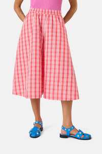 Gorman - Highland Check Skort - red