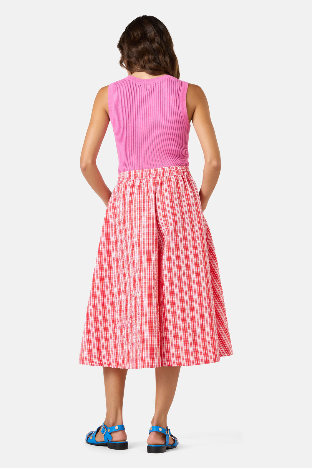 Gorman - Highland Check Skort - red