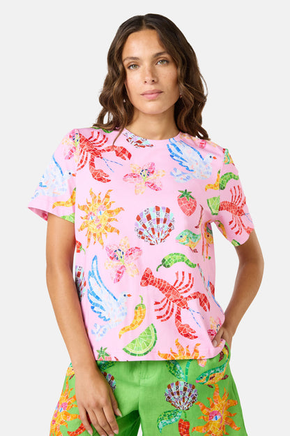 Gorman - Mosaic Mile Print Classic Tee - print