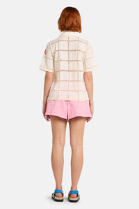 Gorman - Mosaic Mile Embroidered Shirt - cream