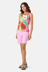 Gorman - Pen Pals Printed Jersey Tank - print