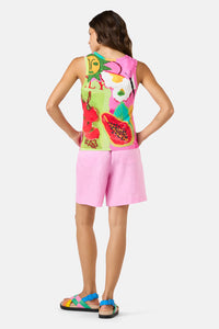 Gorman - Pen Pals Printed Jersey Tank - print