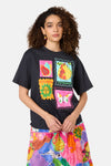 Gorman - Pen Pals Organic Cotton OS Tee - black