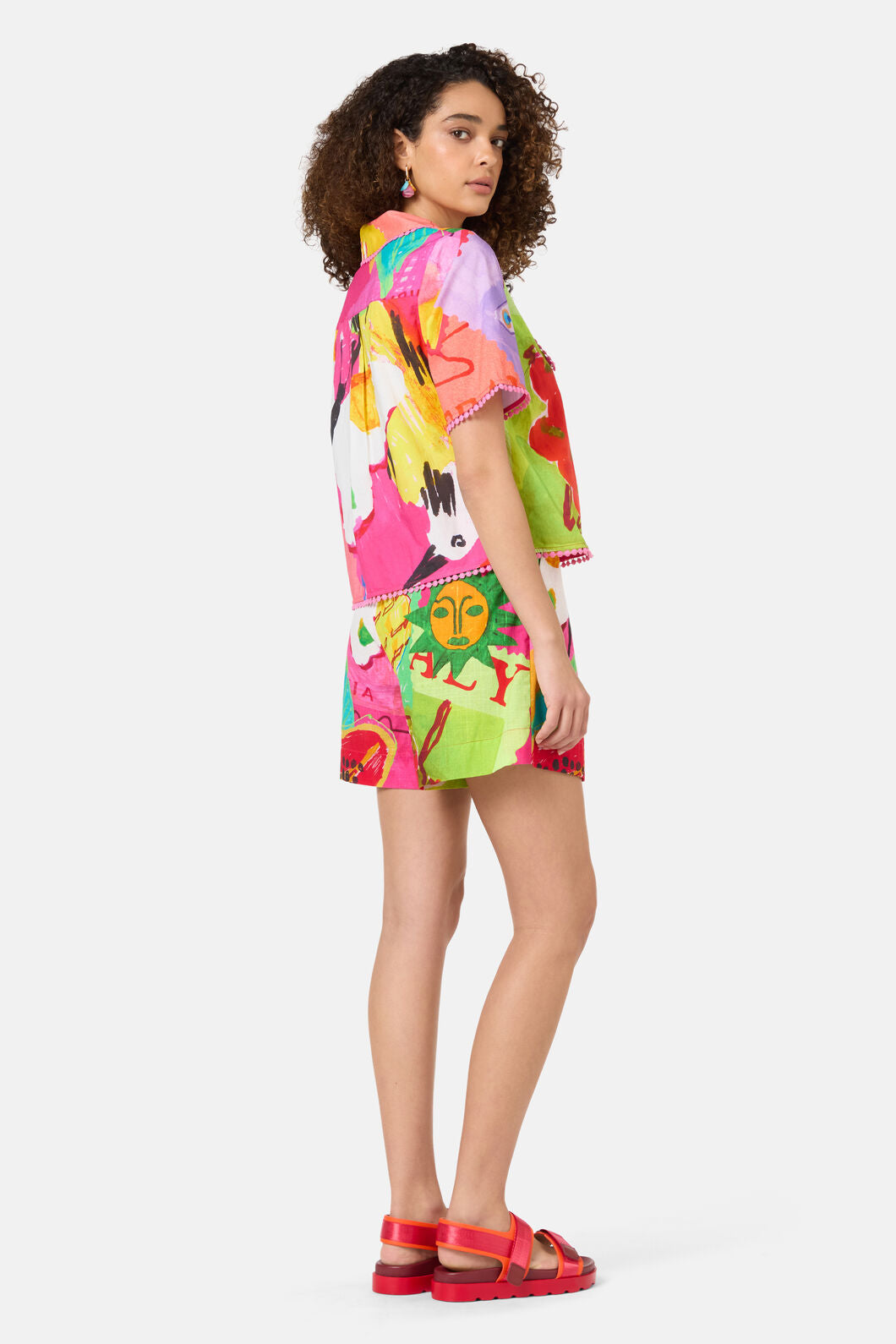 Gorman - Pen Pals Printed Organic Shirt - print