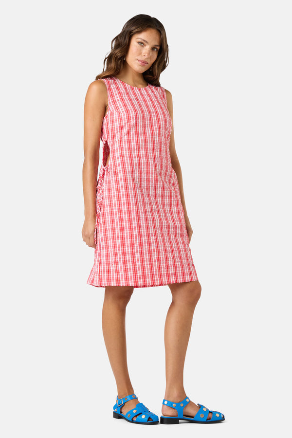 Gorman - Highland Check Mini Dress - red