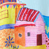 Fish Ahoy Print Linen Dress