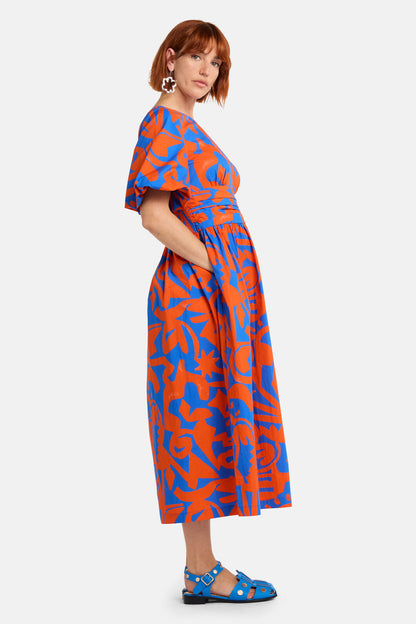 Gorman - FirecrackerPrintCttnMidiDress - print
