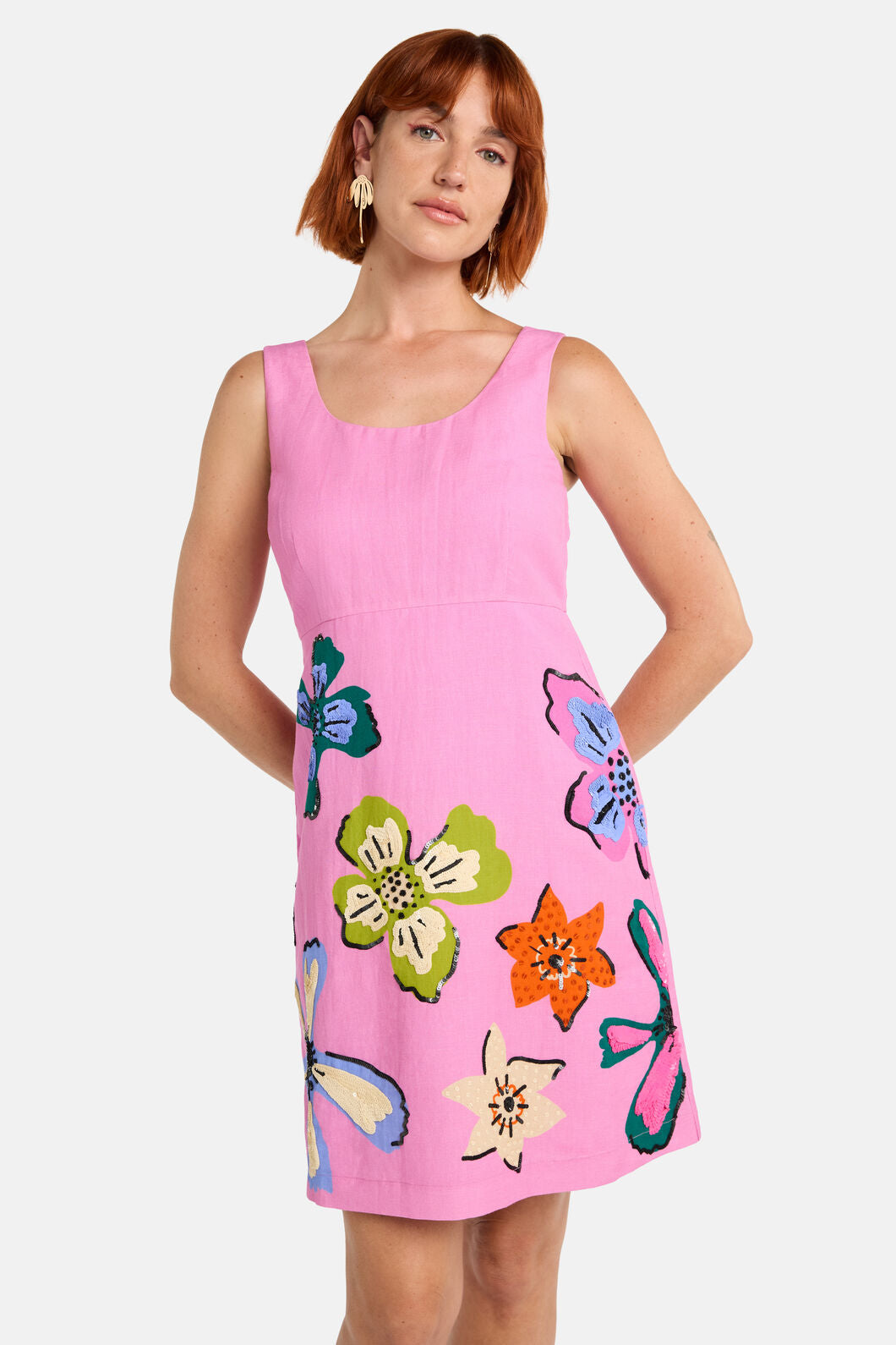 Gorman - Smell The Flowers Shift Dress - pink