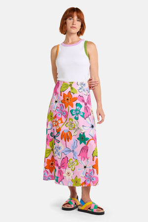 Gorman - Smell The Flowers Midi Skirt - print